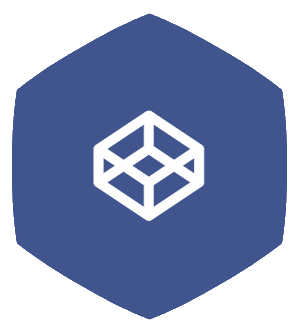 Blue box icon