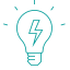 icon of a lightbulb