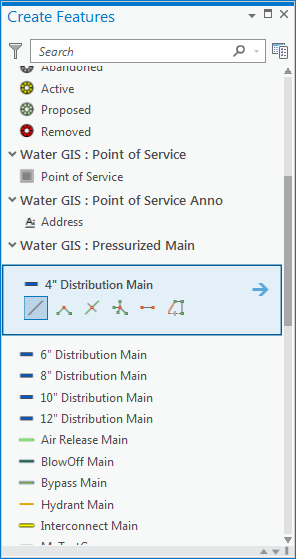 Create Features Pane