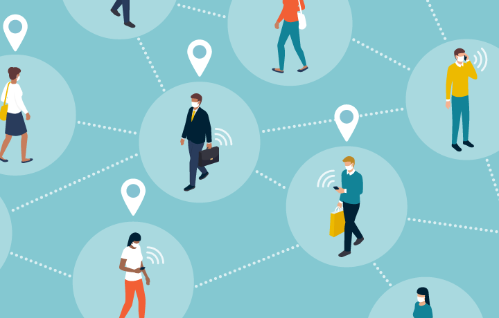 Using location data for smarter contact tracing homepage card
