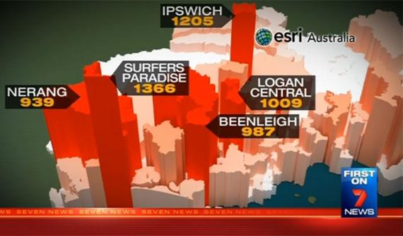 Seven News maps driving offence hot spots - Card 