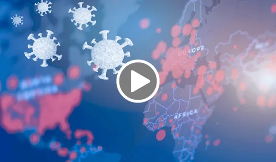 Mapping the spread of coronavirus video card