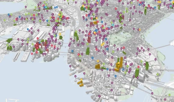 ArcGIS Urban makes creating, editing, and managing land-use and zoning plans simple with an interactive 3D environment.