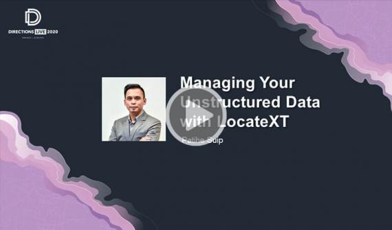 Managing your unstructured data with LocateXT card image