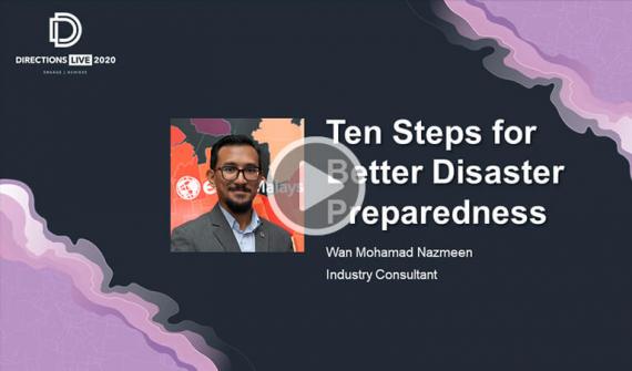 Ten steps for better disaster preparedness card image